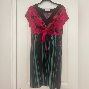 Ronni Nicole Red and Black Dress